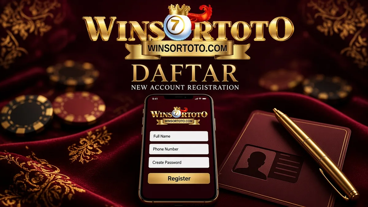 WINSORTOTO Daftar: Buat Akun Baru yang Lebih Aman 2026