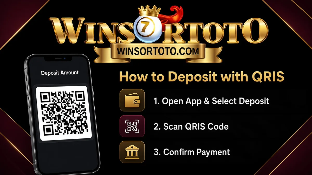 WINSORTOTO Deposit QRIS: Alur Bayar Aman Langkah demi Langkah