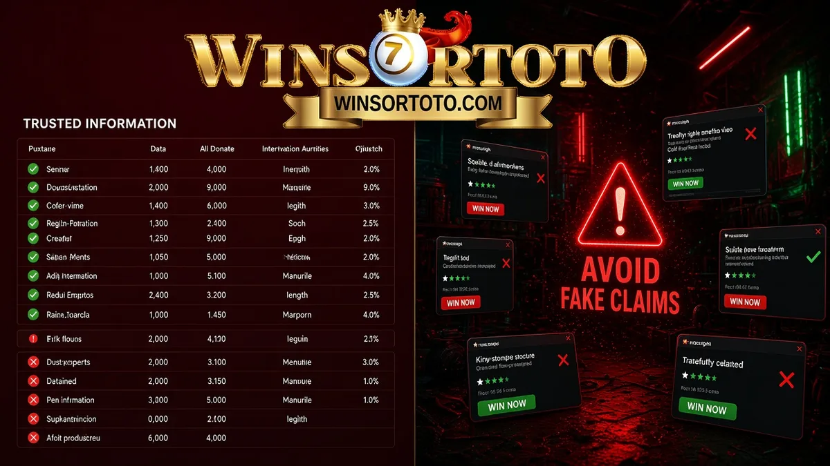 WINSORTOTO Situs Togel — Bedakan Portal Info vs Klaim Bodong